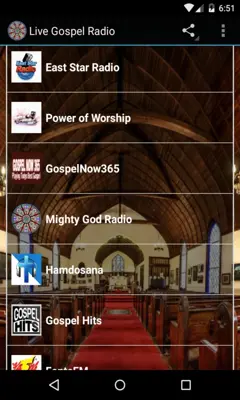 Live Gospel Radio Free android App screenshot 2